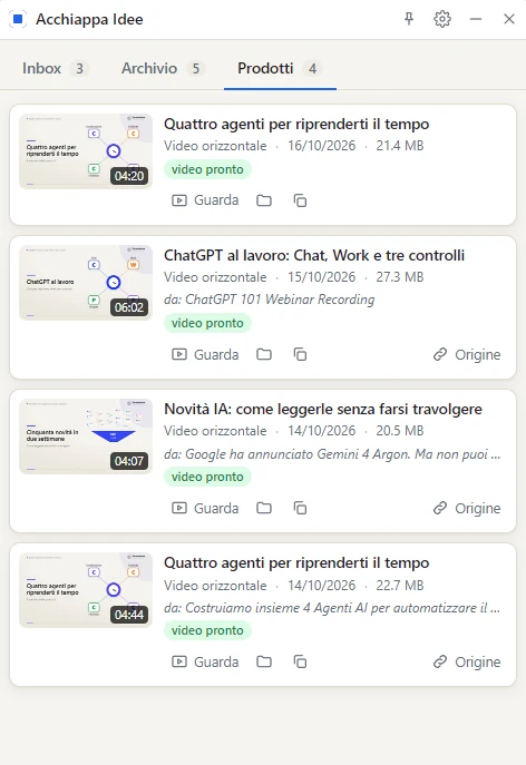 Acchiappa Idee